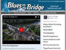 Tablet Screenshot of bluesonthebridge.org